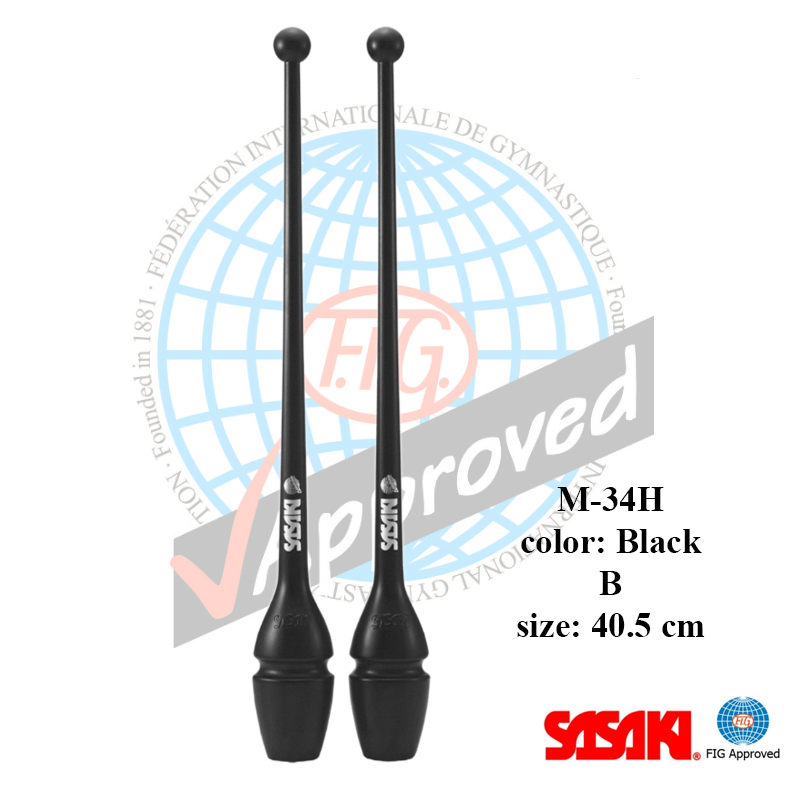 BLACK-B-41.jpg M-34JKH-F B col. Black Rubber Clubs - Image 1