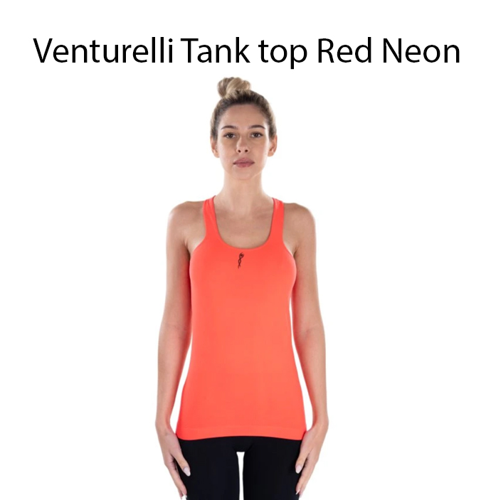 Venturelli-Tank-top-Red-Neon.jpg Изрязан потник - Image 1