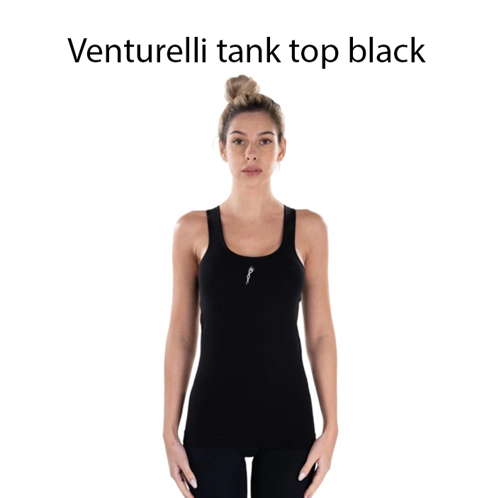 Venturelli-tank-top-black.jpg Изрязан потник - Image 1