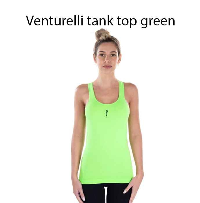 Venturelli-tank-top-green.jpg Изрязан потник - Image 1